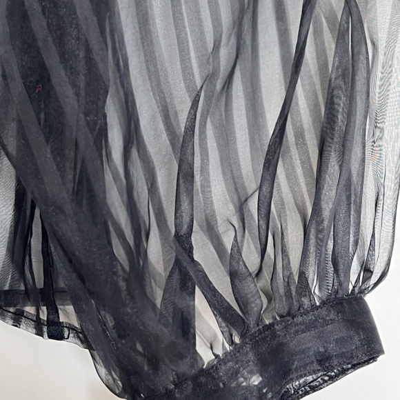 sheer women ruffled blouse - Picture 5 of 5